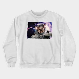 astrodog bulldog Crewneck Sweatshirt